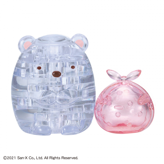 角落生物 白熊 & 風呂敷 水晶 3D Puzzle(日版)