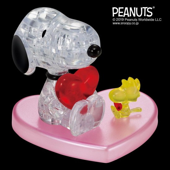 SNOOPY 心 水晶 3D PUZZLE(日版)