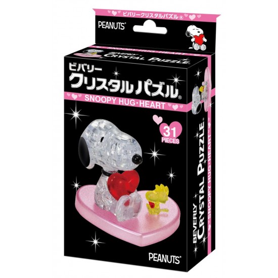 SNOOPY 心 水晶 3D PUZZLE(日版)