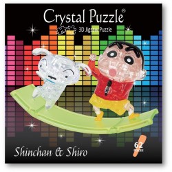 蠟筆小新 小白 水晶 3D PUZZLE (港版)