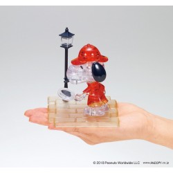 SNOOPY 偵探 水晶 3D PUZZLE(日版)
