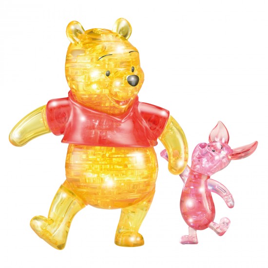 WINNIE THE POOH  &  PIGLET 水晶 3D PUZZLE(日版)