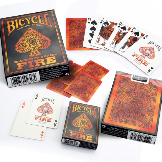 BICYCLE FIRE ELEMENT PLAYING CARDS