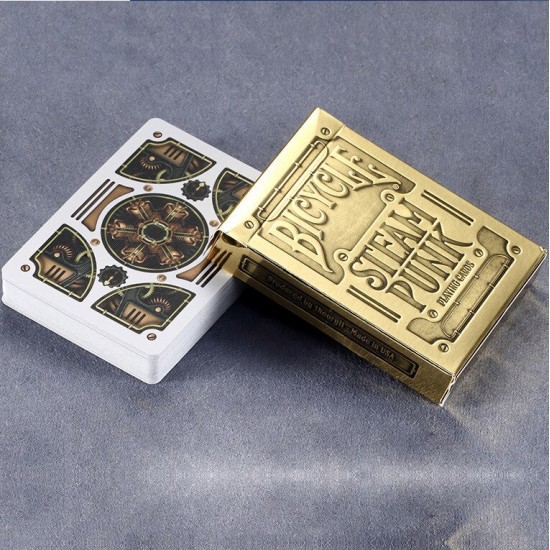 BICYCLE GOLD STEAMPUNK PLAYING CARDS