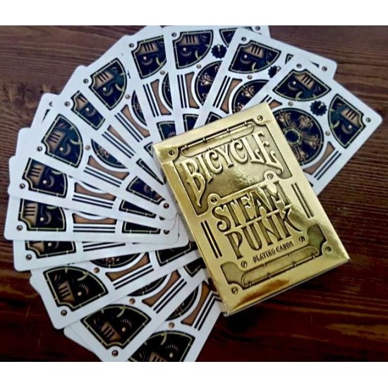 BICYCLE GOLD STEAMPUNK PLAYING CARDS