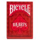 BICYCLE HEARTS PLAYING CARDS