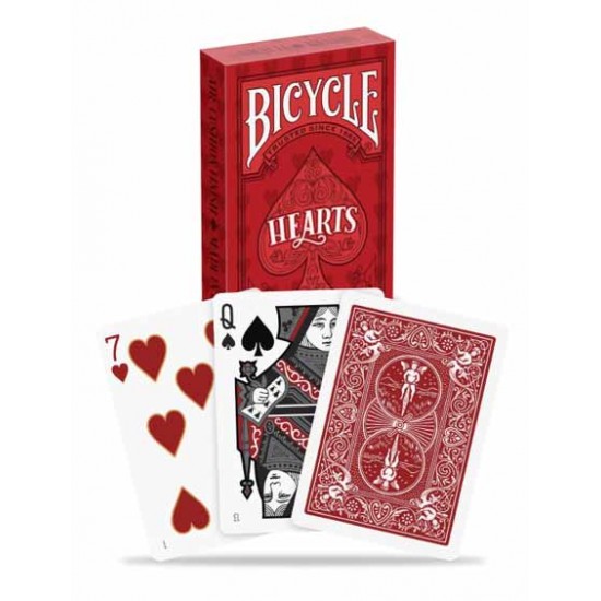 BICYCLE HEARTS PLAYING CARDS