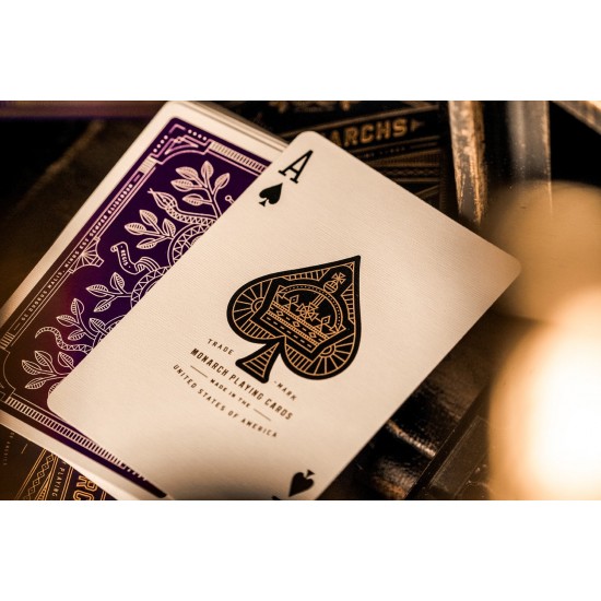 THEORY11 MONARCHS PURPLE PLAYING CARDS