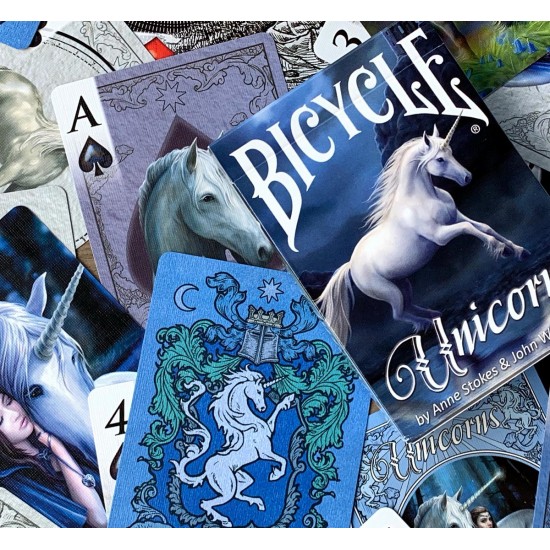 BICYCLE ANNE STOKES UNICORN PLAYING CARDS