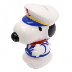 日本 Peanuts Charlie Brown & Snoopy 水手造型 陶瓷貯金箱 日本 Peanuts Charlie Brown & Snoopy 水手造型 陶瓷貯金箱