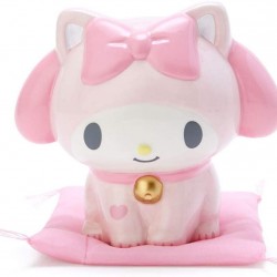 日本 Sanrio MELODY 招財貓 陶瓷錢箱