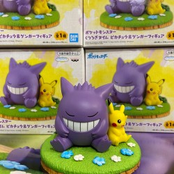 BANPRESTO-寵物小精靈 耿鬼＆比卡超 Figure