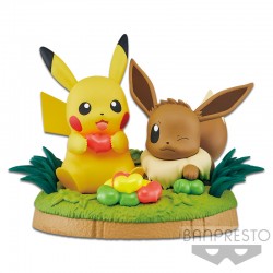 Banpresto-寵物小精靈 比卡超與伊貝 模型 Banpresto-寵物小精靈 比卡超與伊貝 模型