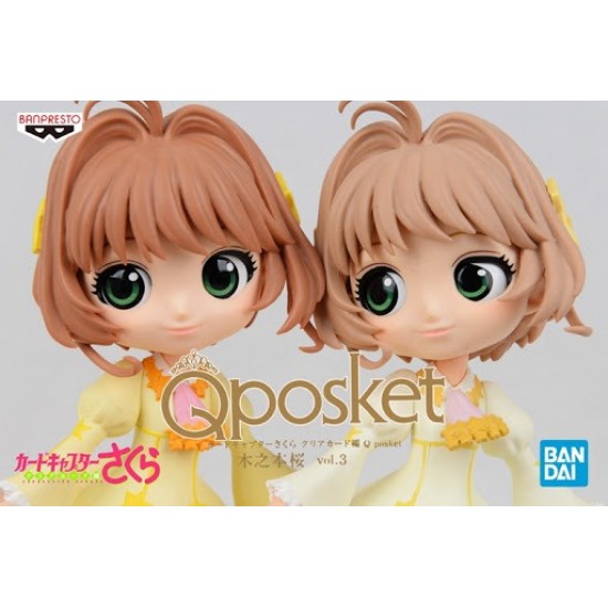 Banpresto Q posket 百變小櫻 木之本櫻 透明牌篇