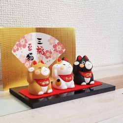 三福豆 招財貓 三福豆 招財貓
