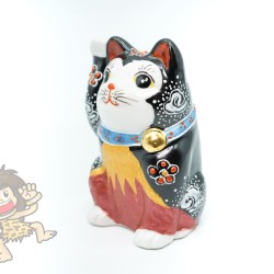 日本 九谷燒 招財貓 赤富士 日本 九谷燒 招財貓 赤富士