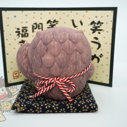 日本製 笑福 罕有粉紅色 貓頭鷹