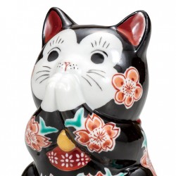 日本 九谷燒 招財貓 櫻花 日本 九谷燒 招財貓 櫻花
