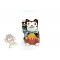 日本 九谷燒 招財貓 赤富士 日本 九谷燒 招財貓 赤富士