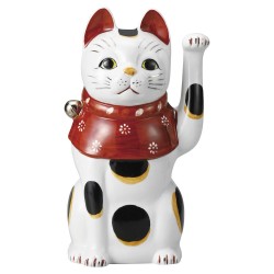 瀨戶燒 紅色 招財貓 赤24cm招き猫 瀨戶燒 紅色 招財貓 赤24cm招き猫