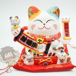 福緣貓 電動招財貓  財源廣進 (大)   福緣貓 電動招財貓  財源廣進 (大)