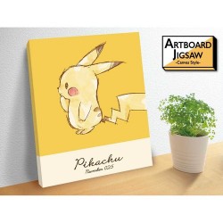 比卡超 Pikachu 帆布板形拼圖 比卡超 Pikachu 帆布板形拼圖