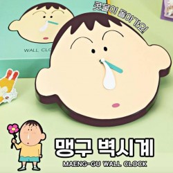 韓國直送 蠟筆小新 阿呆 掛牆鐘