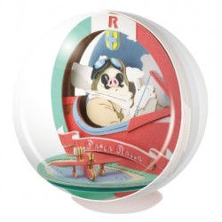 PAPER THEATER 紅之豚 波魯克乘飛行艇 場景紙模型 PAPER THEATER 紅之豚 波魯克乘飛行艇 場景紙模型