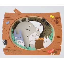 PAPER THEATER 龍貓 樹屋 場景紙模型 PAPER THEATER 龍貓 樹屋 場景紙模型