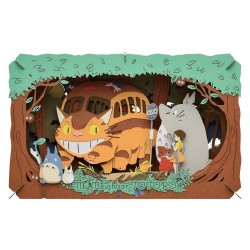 PAPER THEATER 龍貓 貓巴士場景紙模型 PAPER THEATER 龍貓 貓巴士場景紙模型