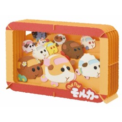 PAPER THEATER PUI PUI 天竺鼠 車車 場景紙模型 PAPER THEATER PUI PUI 天竺鼠 車車 場景紙模型