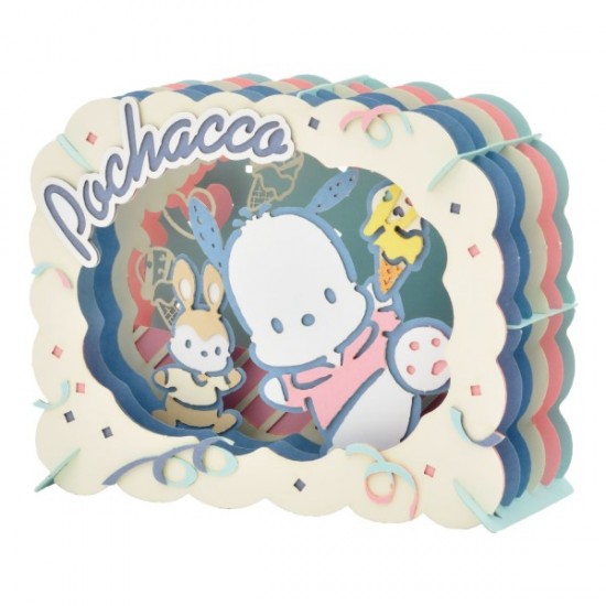 PAPER THEATER PC狗 Pochacco 場景紙模型