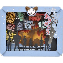 PAPER THEATER ONE PIECE 火燒船 場景紙模型 PAPER THEATER ONE PIECE 火燒船 場景紙模型