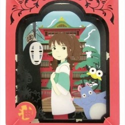 PAPER THEATER 千與千尋 無面人 場景紙模型
