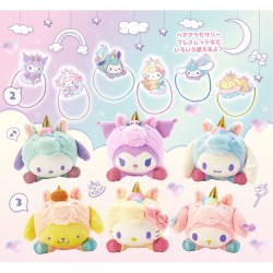 Sanrio 獨角獸PARTY系列 毛公仔 Kitty Melody Kuromi 玉桂狗 布甸狗 PC狗  Sanrio 獨角獸PARTY系列 毛公仔 Kitty Melody Kuromi 玉桂狗 布甸狗 PC狗